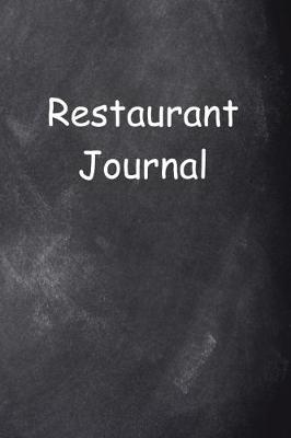 Cover of Restaurant Journal Chalkboard Design