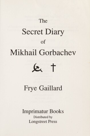 Cover of The Secret Diary of Mikhail Gorbachev