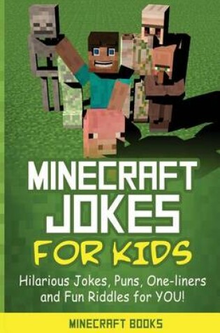 Cover of Minecraft Jokes for Kids