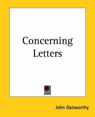 Book cover for Concerning Letters