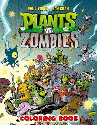 Book cover for Plants vs Zombies Coloring Book