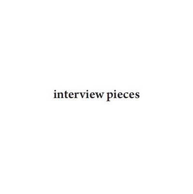 Book cover for Interview Pieces