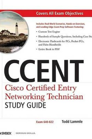 Cover of Ccent: Cisco Certified Entry Networking Technician Study Guide