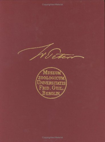 Book cover for Herpetological Contributions of Wilhelm C. H. Peters