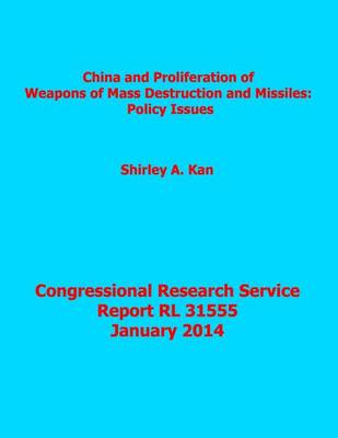 Book cover for China and Proliferation of Weapons of Mass Destruction and Missiles