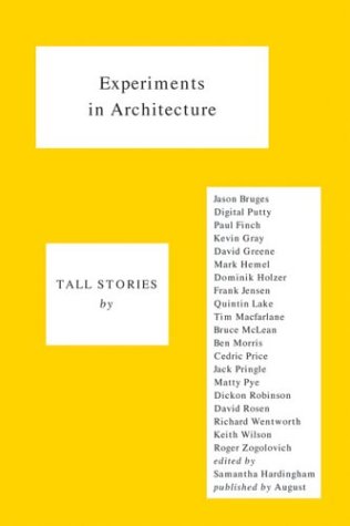 Cover of Experiments in Architecture