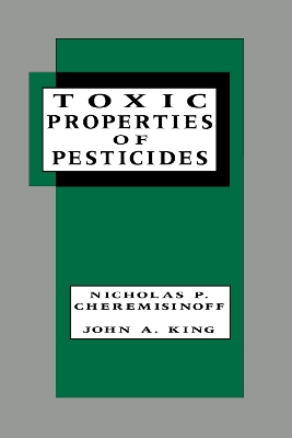 Book cover for Toxic Properties of Pesticides