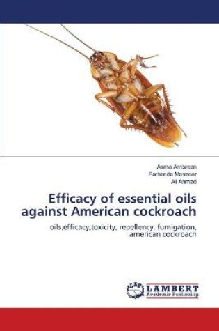 Cover of Efficacy of essential oils against American cockroach