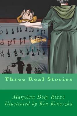 Book cover for Three Real Stories B&w