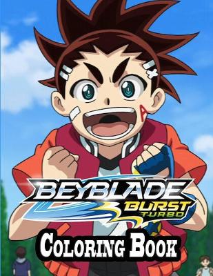 Book cover for Beyblade Burst Turbo Coloring Book