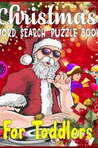 Cover of Christmas word search puzzle book for Toddlers