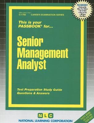 Book cover for Senior Management Analyst