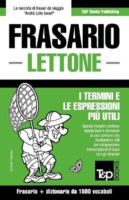 Book cover for Frasario Italiano-Lettone e dizionario ridotto da 1500 vocaboli