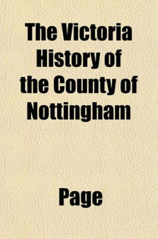 Cover of The Victoria History of the County of Nottingham