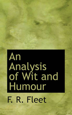 Book cover for An Analysis of Wit and Humour