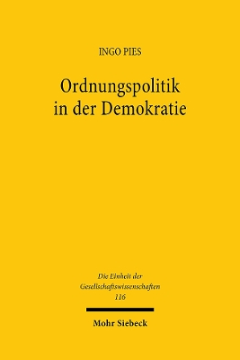 Cover of Ordnungspolitik in der Demokratie