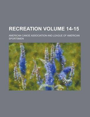 Book cover for Recreation Volume 14-15