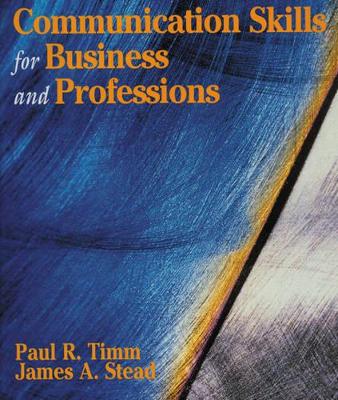 Book cover for Communication Skills for Business and Professions