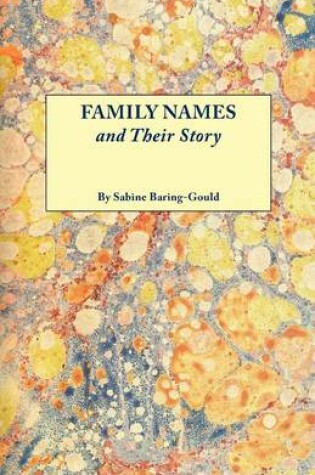 Cover of Family Names and Their Story
