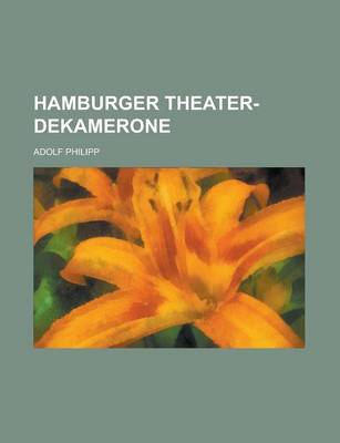 Book cover for Hamburger Theater-Dekamerone