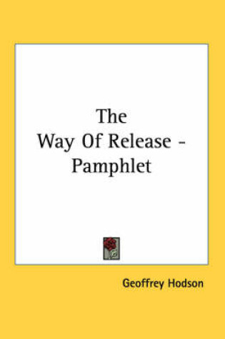 Cover of The Way of Release - Pamphlet