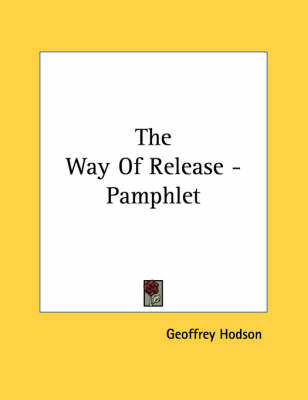 Book cover for The Way of Release - Pamphlet