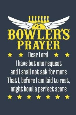 Cover of Bowler's Prayer