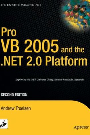 Cover of Pro VB 2005 and the .NET 2.0 Platform