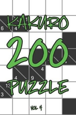 Cover of Kakuro 200 Puzzle Vol4