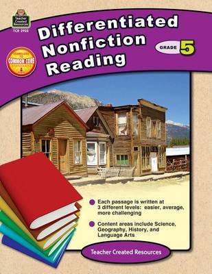 Cover of Differentiated Nonfiction Reading Grade 5