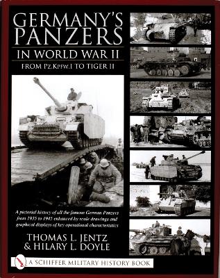 Book cover for Germany's Panzers in World War II: From Pz.Kpfw.I to Tiger II