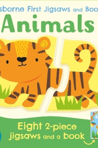 Cover of Usborne First Jigsaws And Book: Animals