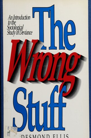 Cover of Wrong Stuff