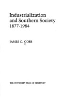 Cover of Industrialization and Southern Society, 1877-1984