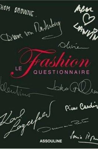 Cover of The Fashion Questionnaire
