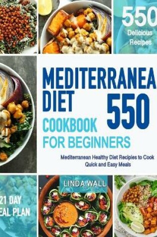 Cover of Mediterranean Diet Cookbook For Beginners