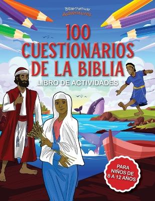 Book cover for Libro de Actividades de 100 Cuestionarios de la Biblia