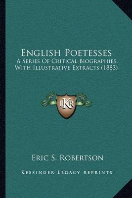 Book cover for English Poetesses