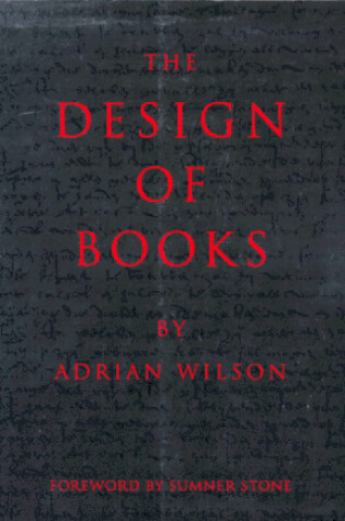 Cover of The Design of Books
