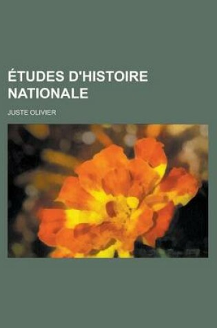 Cover of Etudes D'Histoire Nationale