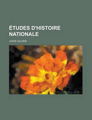 Book cover for Etudes D'Histoire Nationale