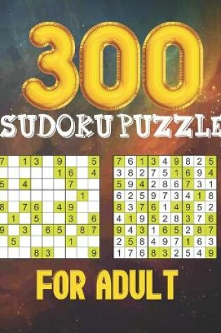 Cover of 300 Sudokupuzzle for Adult