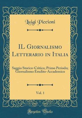 Book cover for Il Giornalismo Letterario in Italia, Vol. 1