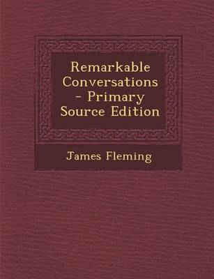 Book cover for Remarkable Conversations