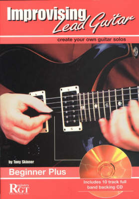 Book cover for Improvising Lead Guitar, Beginner Plus