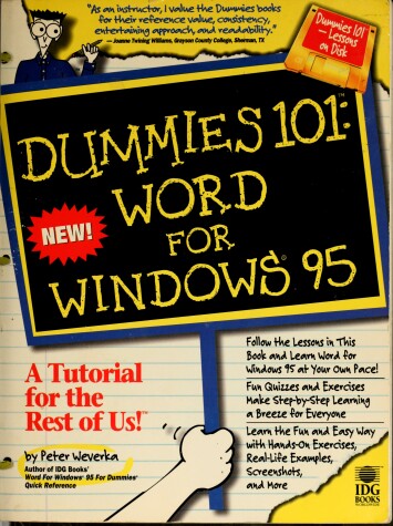 Book cover for Word for Windows 95