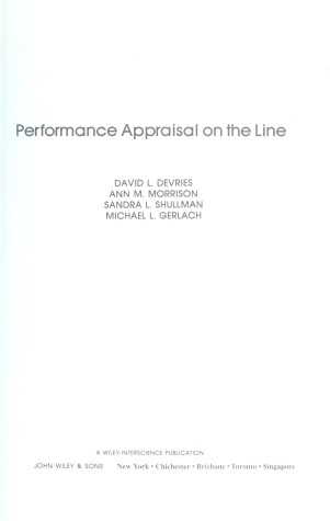 Book cover for Performance Appraisal on the Line