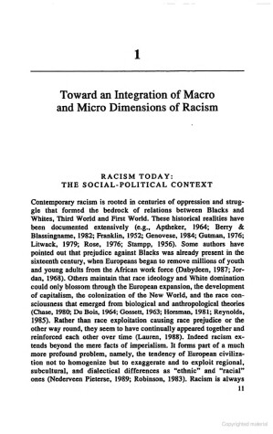 Cover of Understanding Everyday Racism