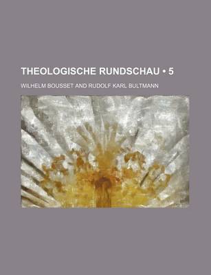 Book cover for Theologische Rundschau (5)