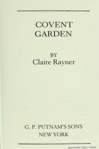 Cover of Covent Garden